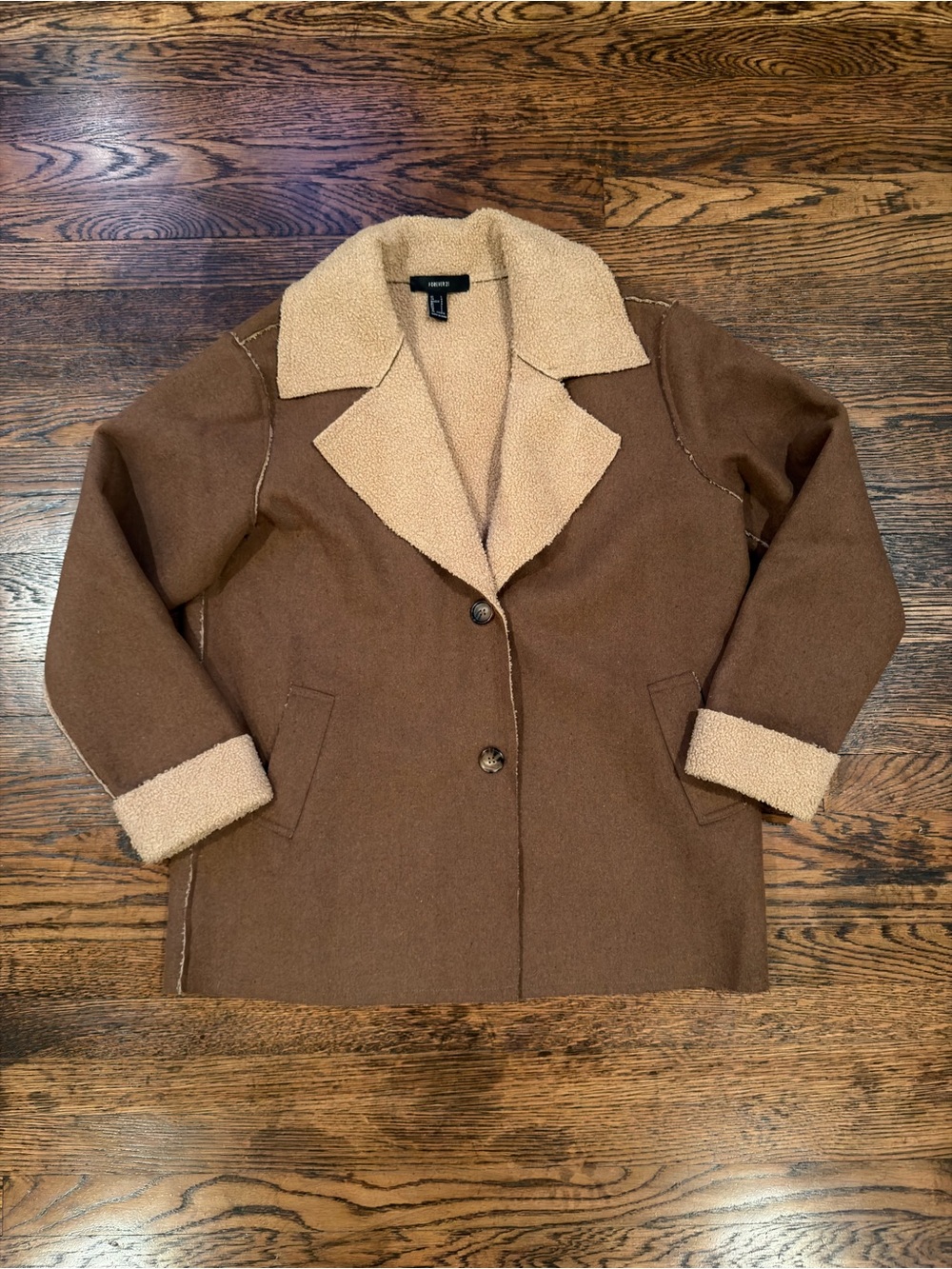 Faux Shearling Coat